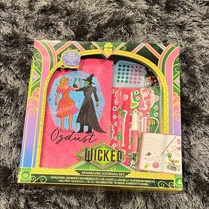 Wicked Oz Movie Ozdust Sparkling Journal Set with Gems and Stickers
